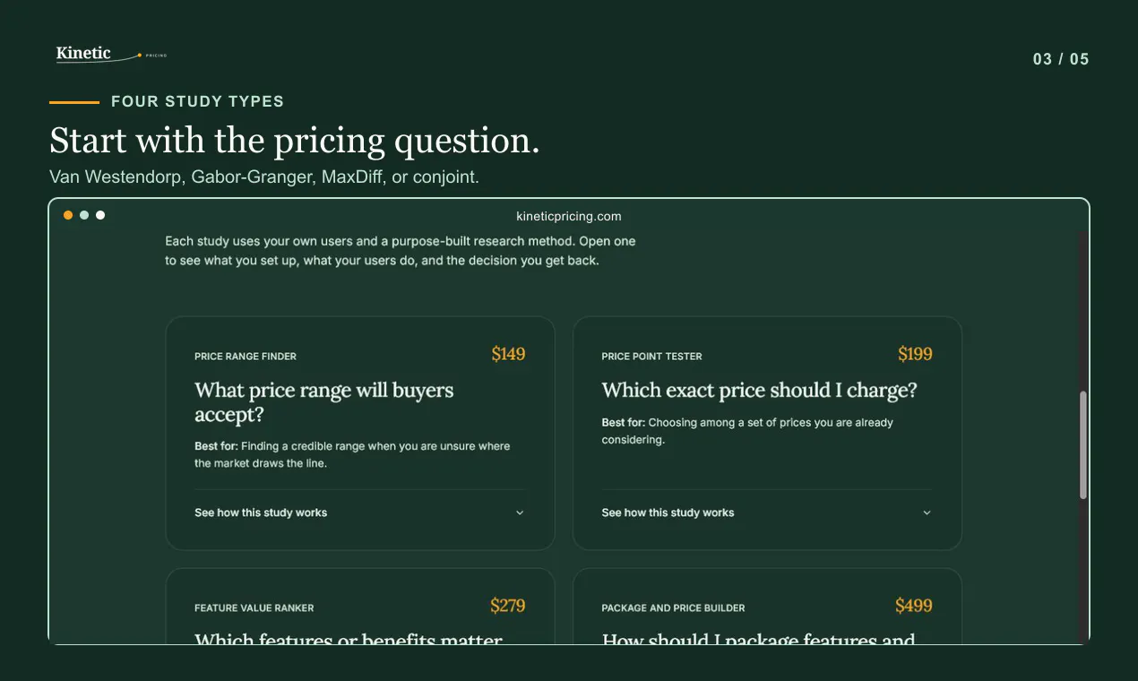 Kinetic Pricing gallery image