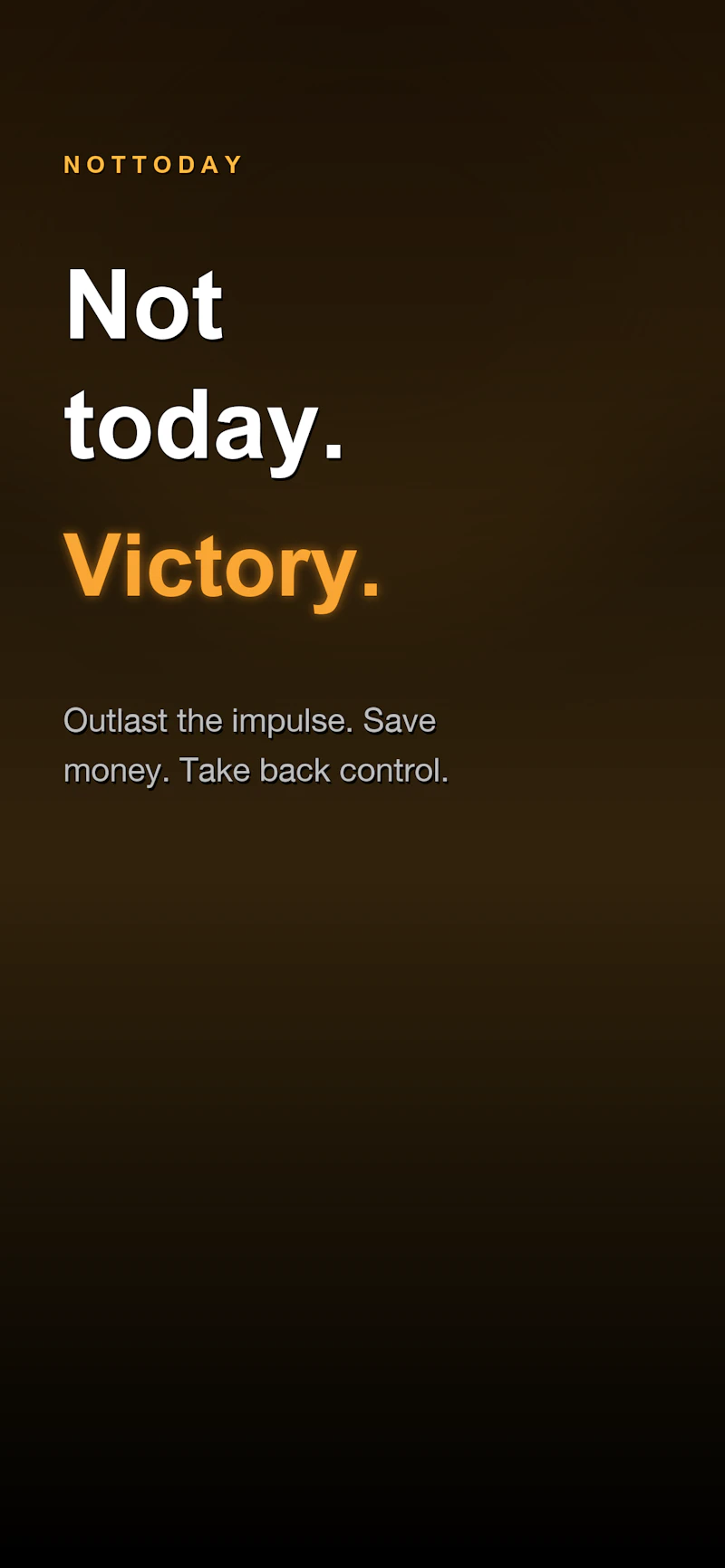 NotToday: No Spend & Habit Tracker screenshot 5