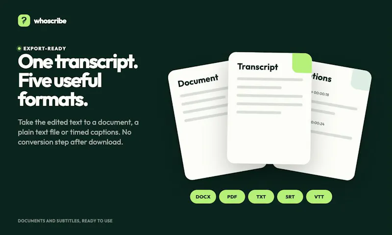 WhoScribe screenshot 6