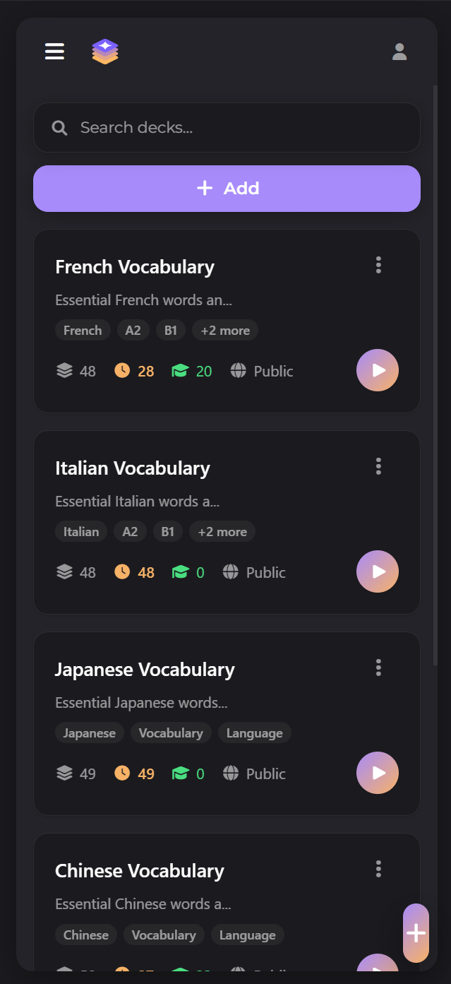 WebSRS gallery image