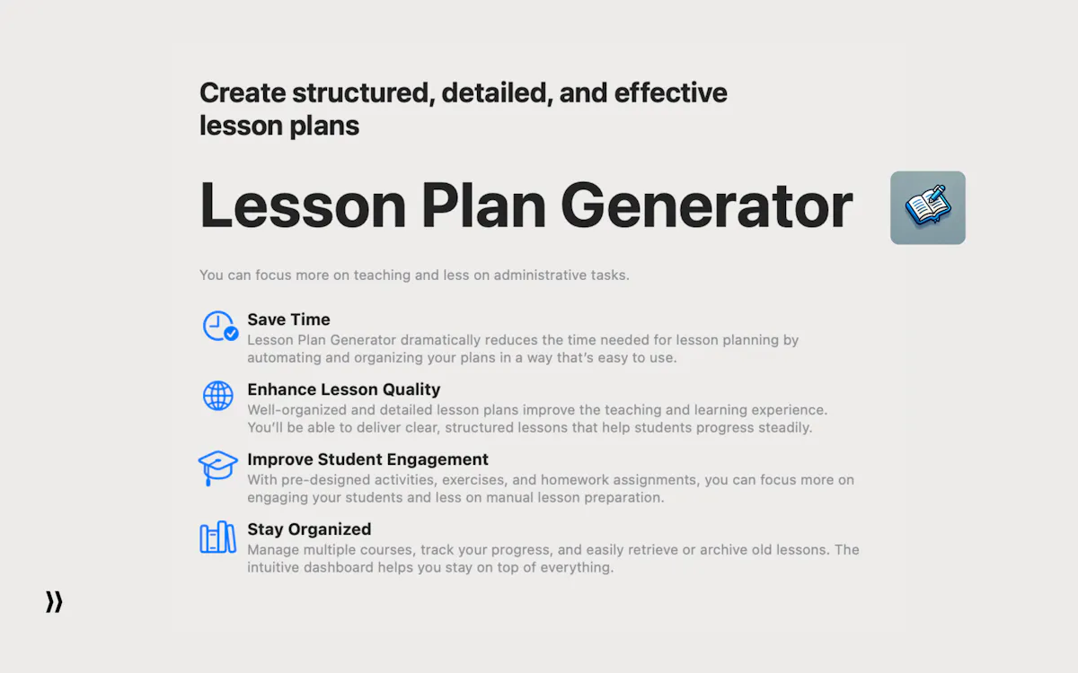 Lesson Plan Generator