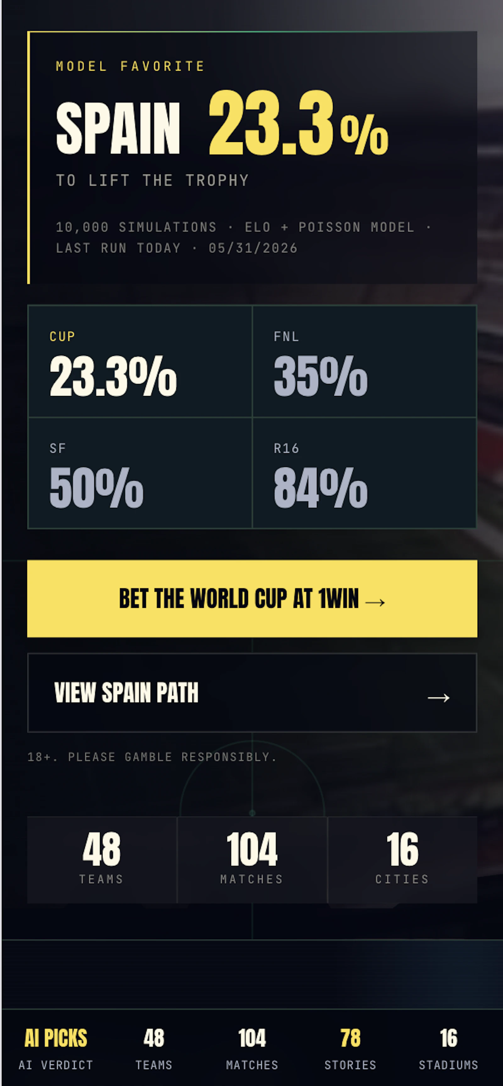 Cup26 AI screenshot 2