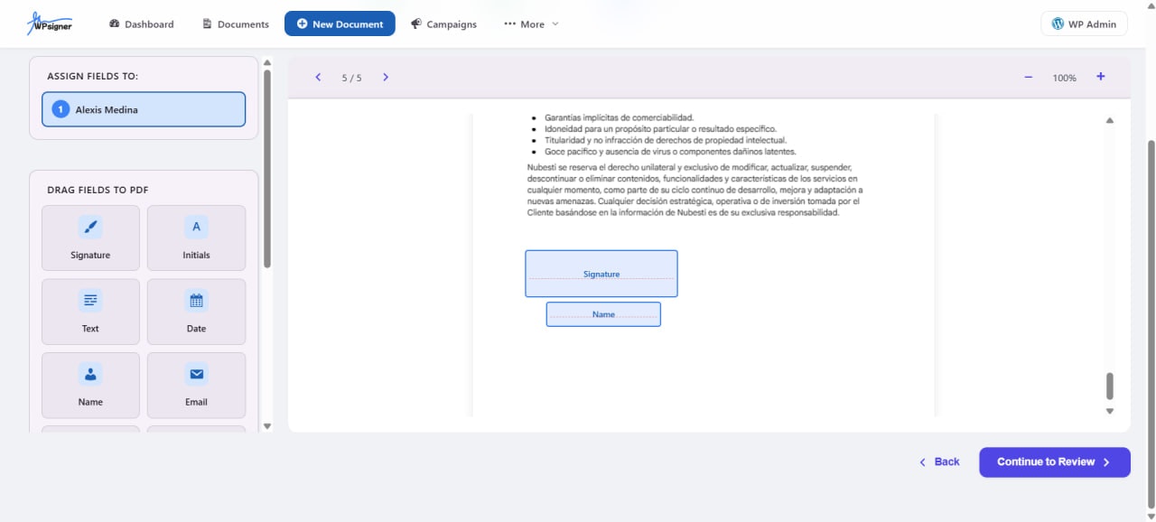 WPsigner gallery image