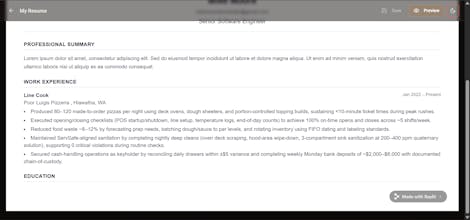 RobotResume FREE AI Resume Builder gallery image