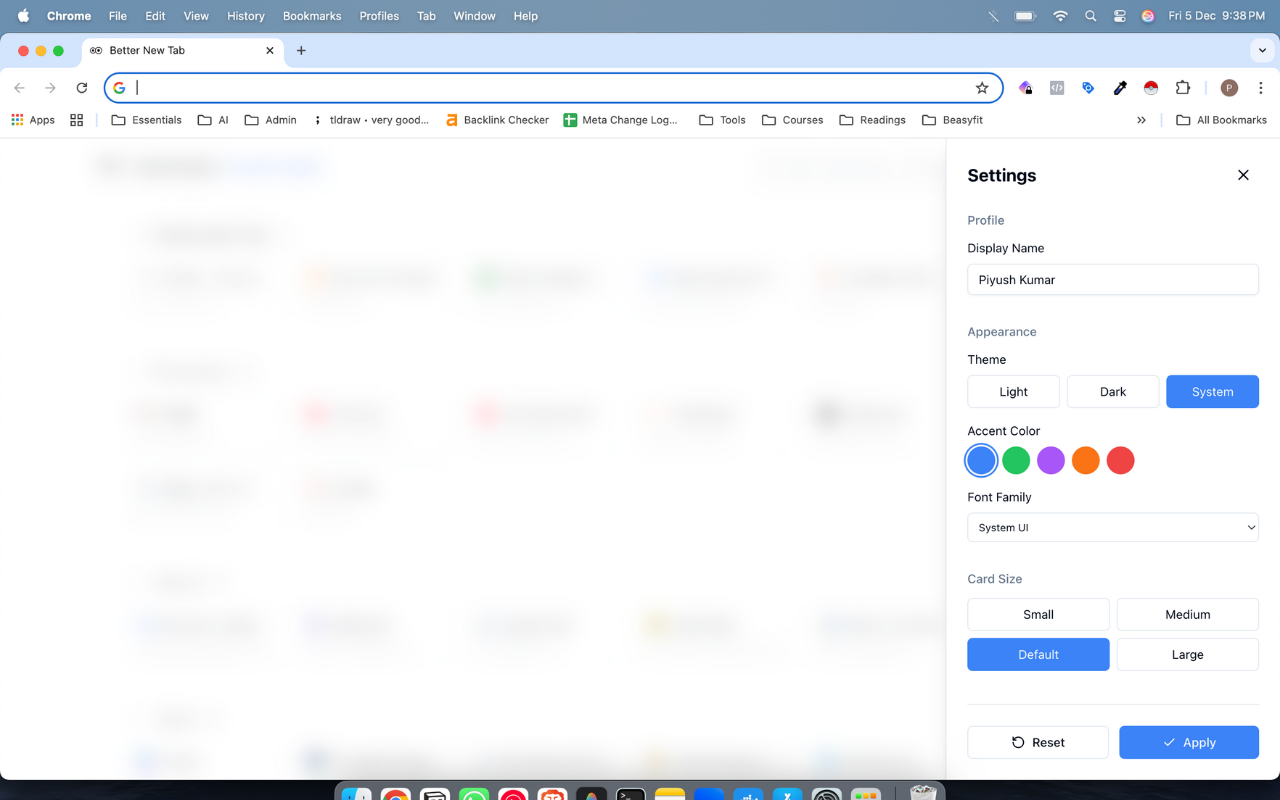 Better New Tab gallery image