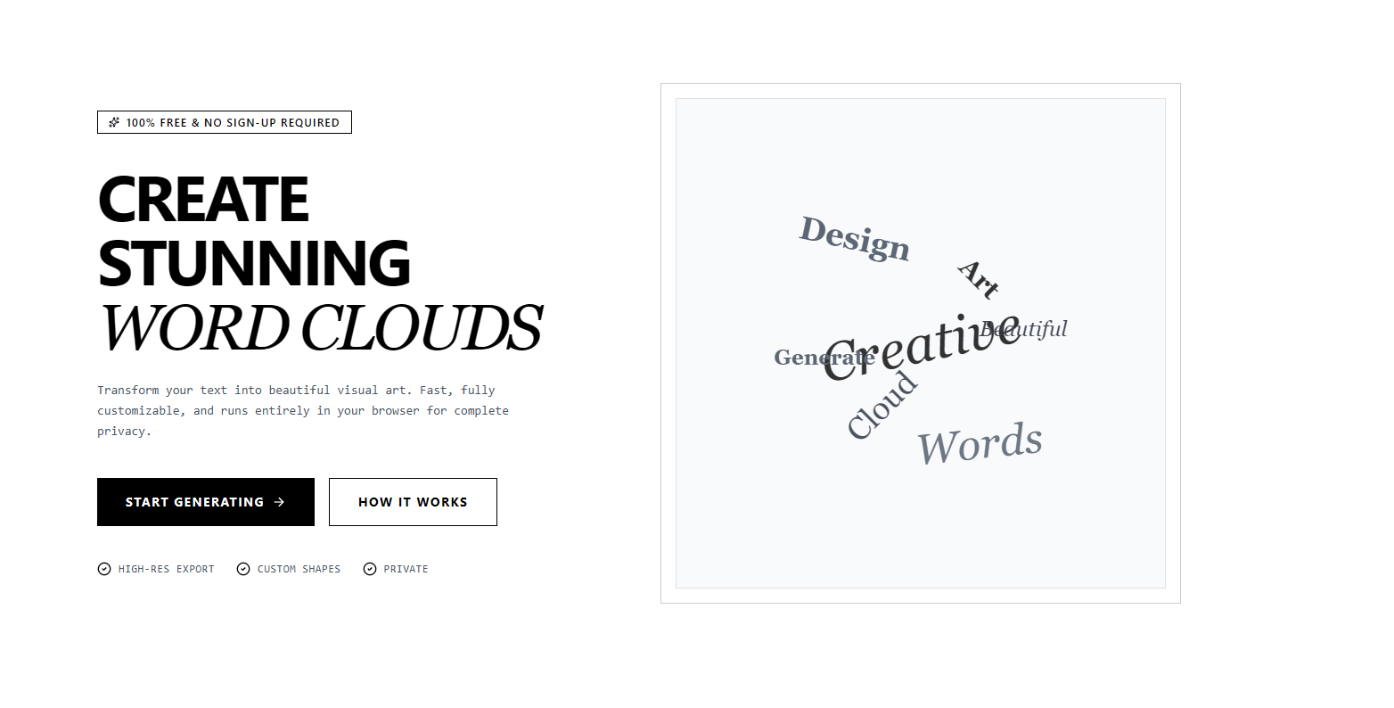 Word Cloud Generator gallery image