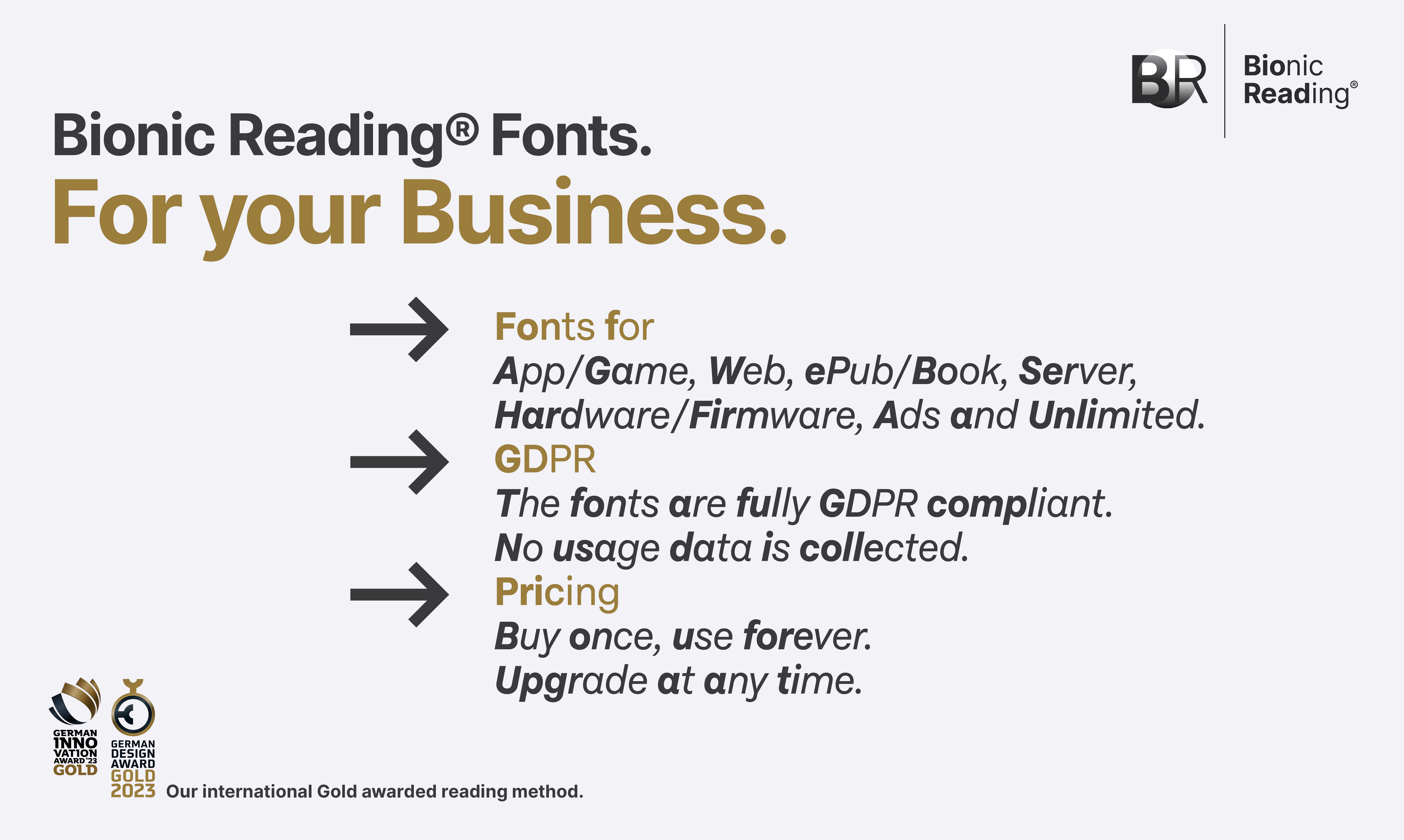 Bionic Reading® Fonts - Увеличьте фокус и скорость с нашими шрифтами Bionic Reading®. медиа 8