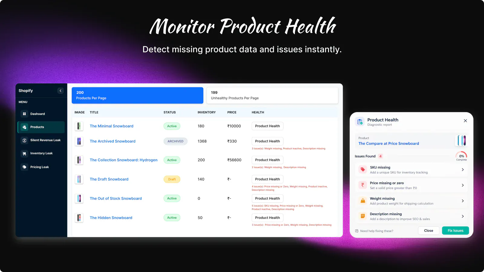 Revenue Recovery screenshot 3