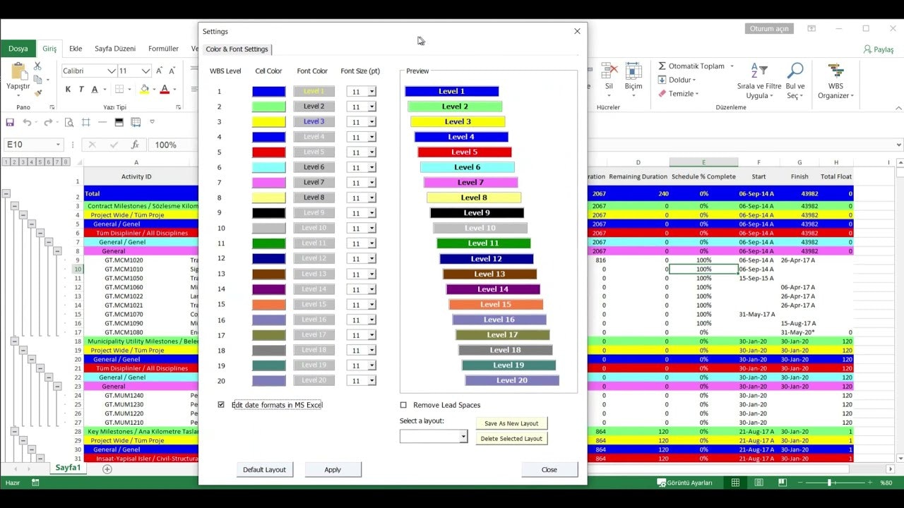 WBS Organizer Add-in for Excel media 2