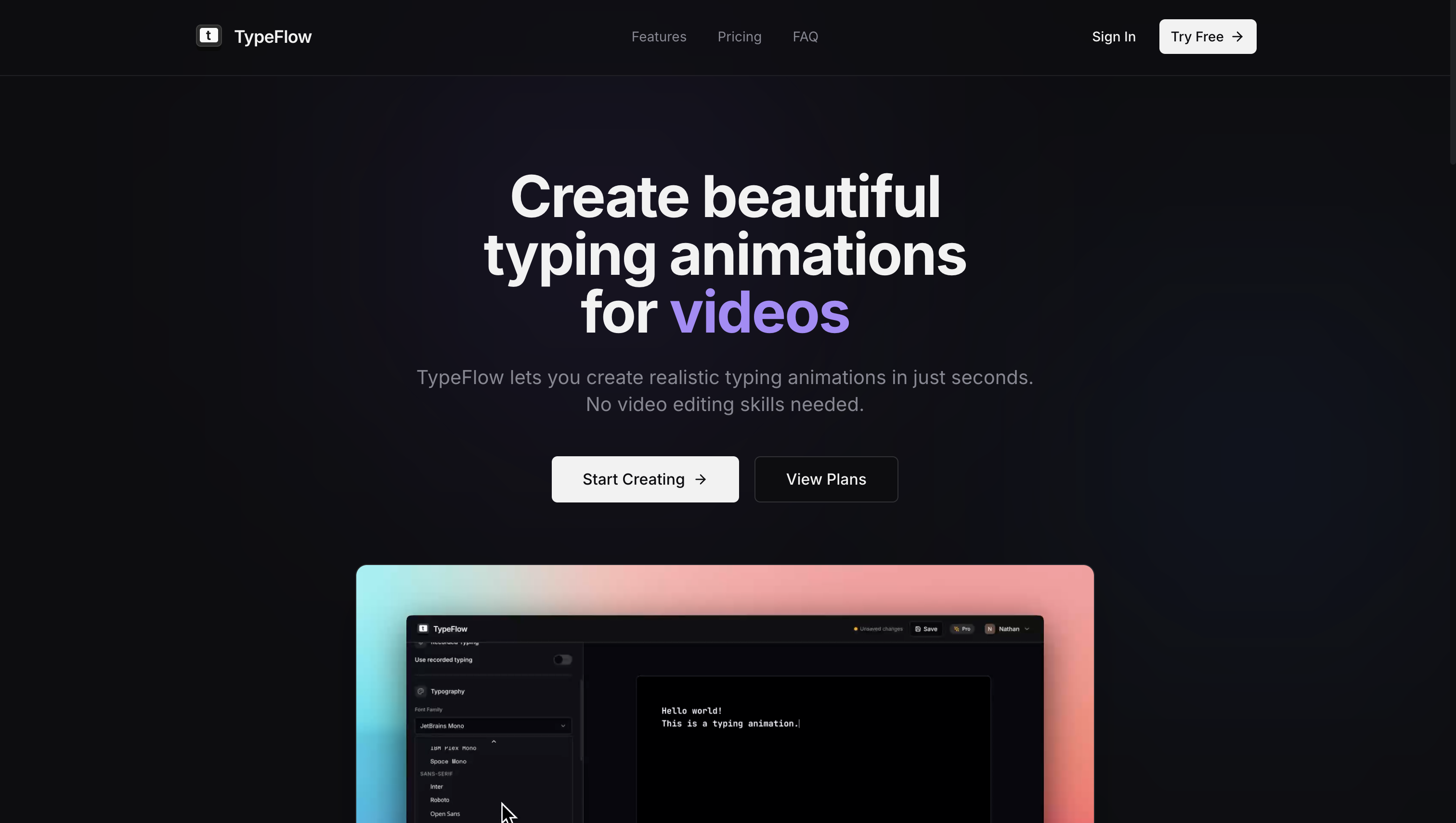 TypeFlow gallery image