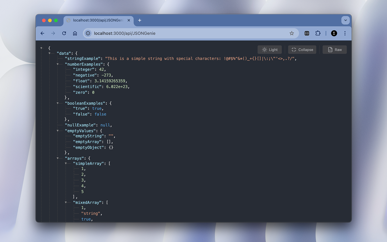 JSONGenie gallery image