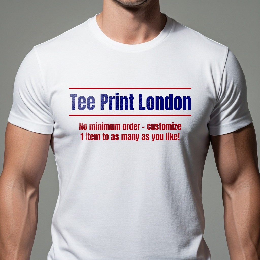 TeePrint London — Personalized Apparel - Screenshot 2 showing product features and functionality