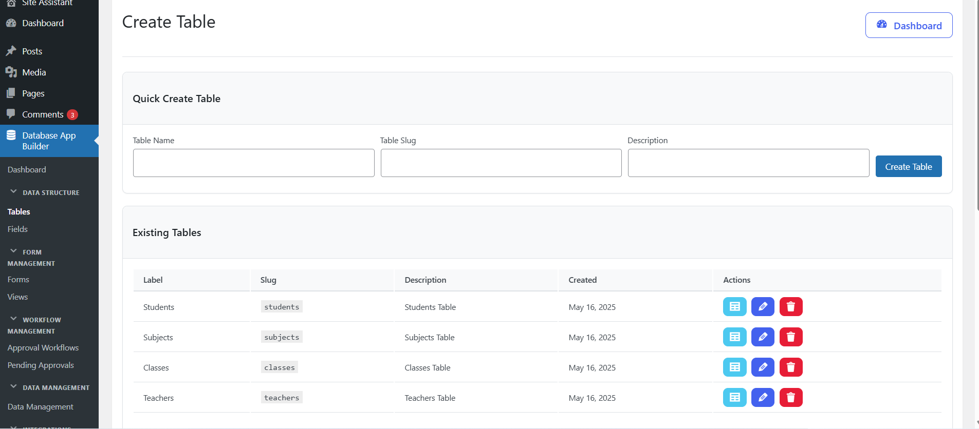 Média Bâteur d'application WP - Créer une application complexe à l'intérieur de WordPress sans codage 6