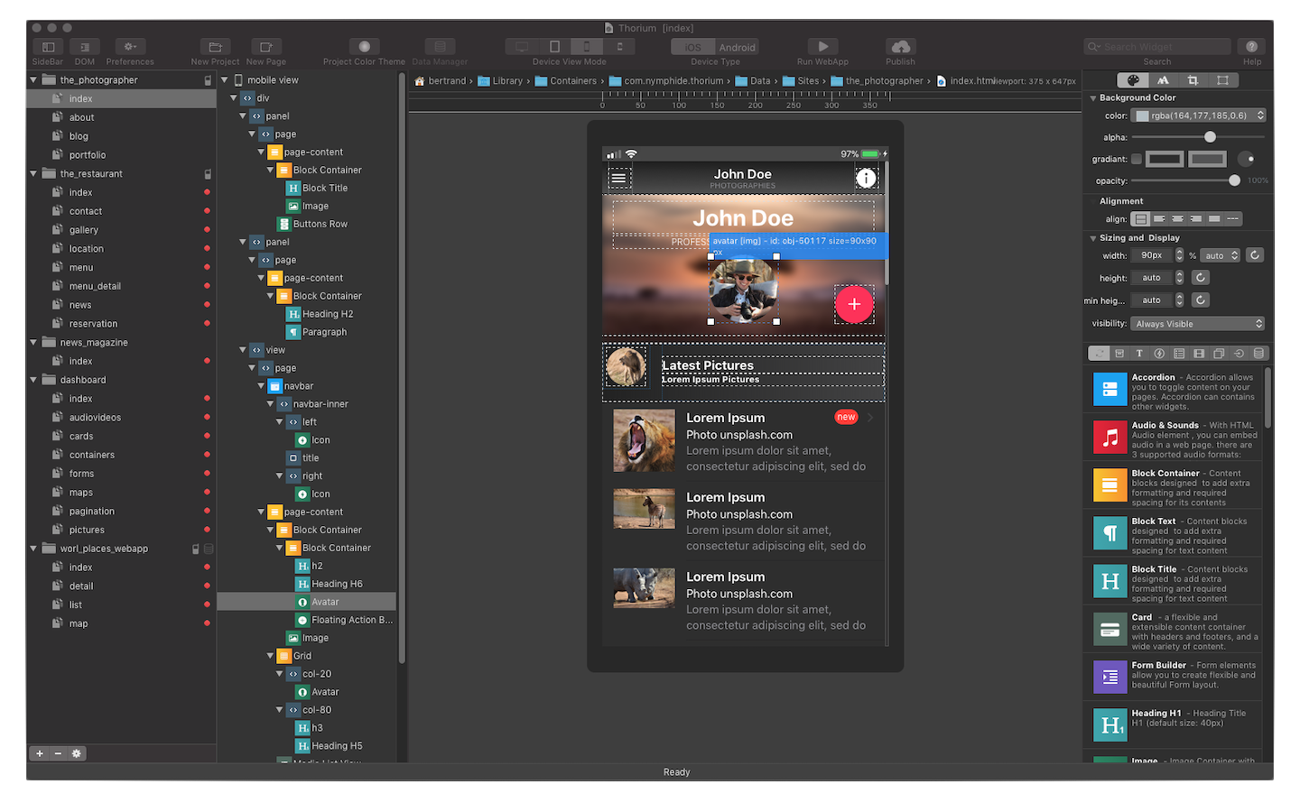 Thorium Builder gallery image