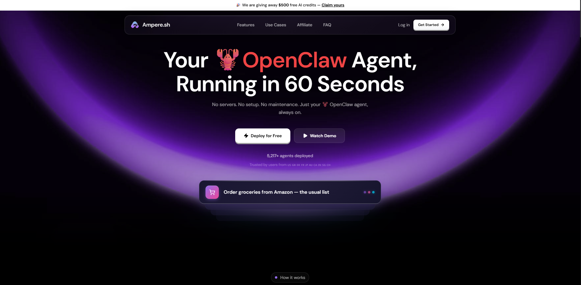 Ampere - Main product screenshot demonstrating key features and user interface