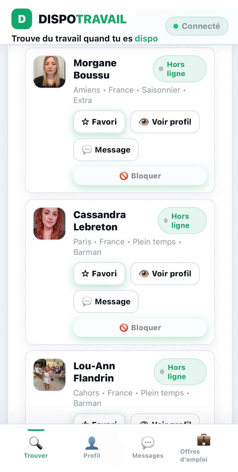 DISPOTRAVAIL screenshot 3