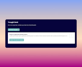 Thought Rank By Mindful Maker gallery image