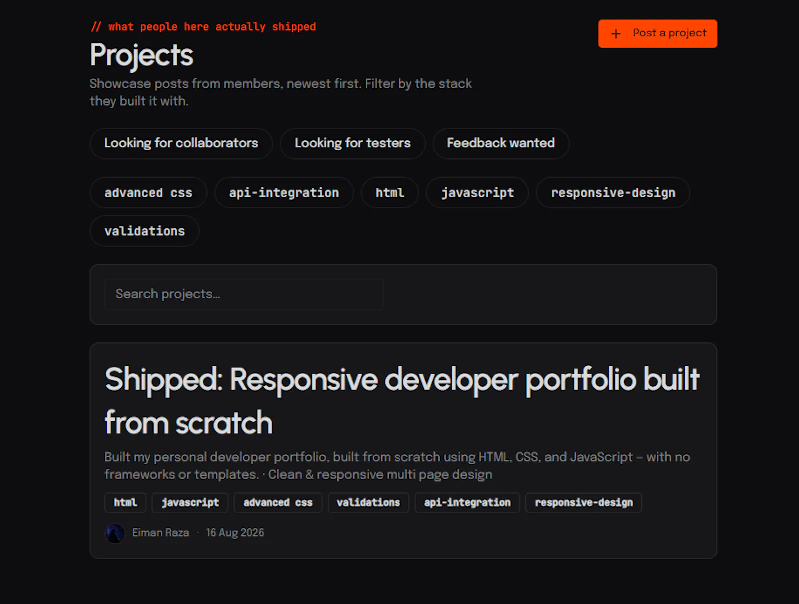 DevConnect screenshot 2