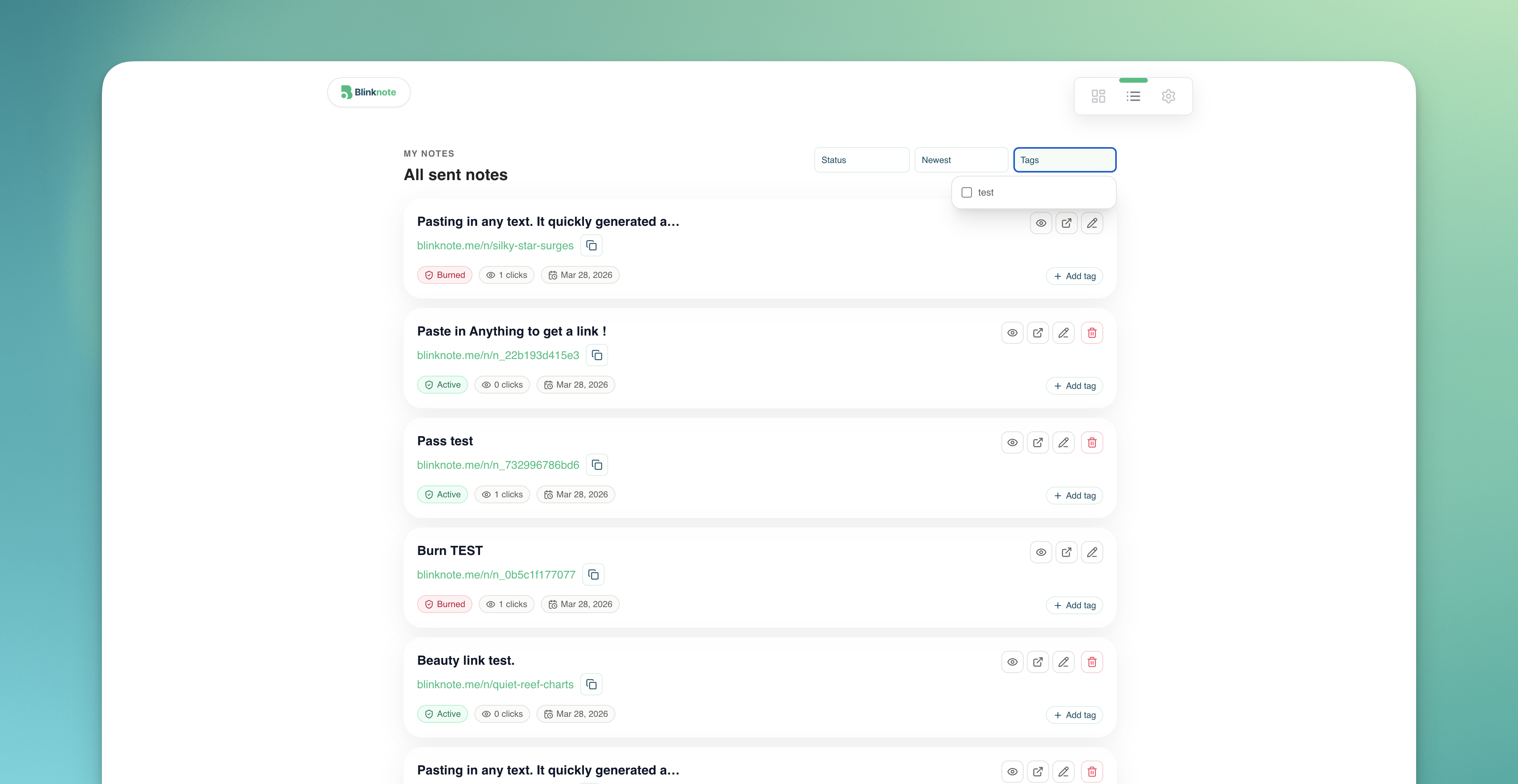 BlinkNote gallery image