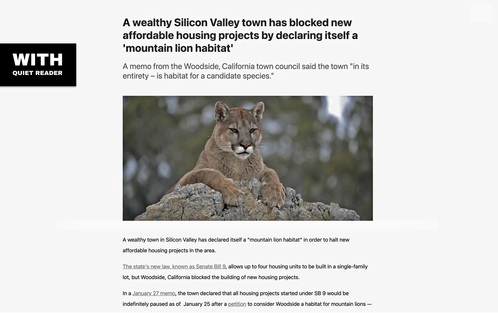 Quiet Reader (Mac) gallery image