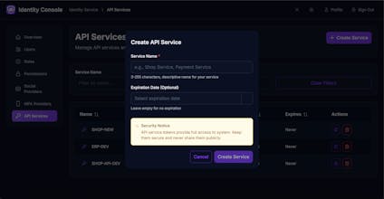 EcomShape Identity — User Management gallery image