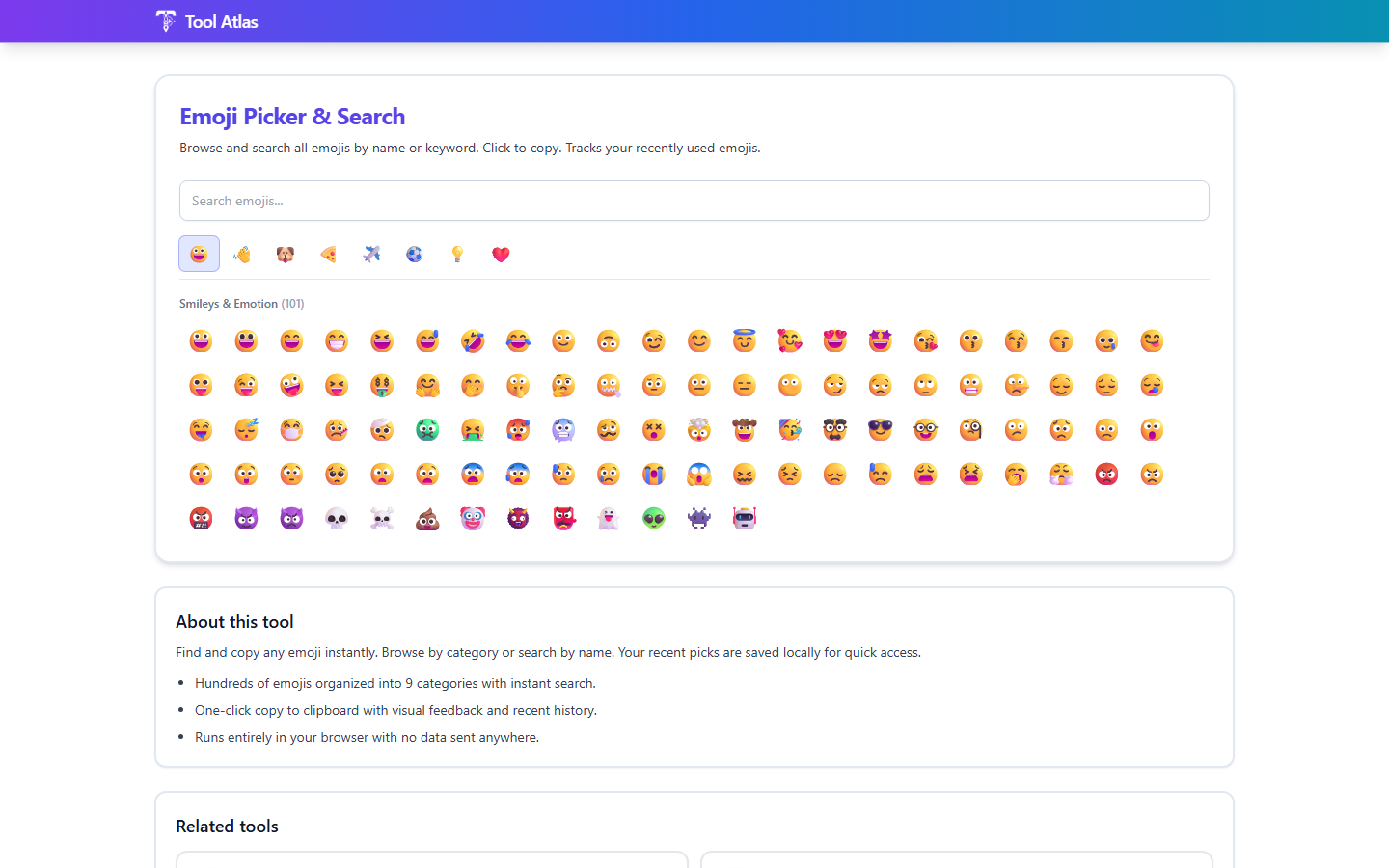 Tool Atlas: Free Online Toolbox gallery image