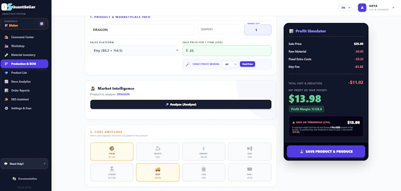 QuantSeller screenshot 4