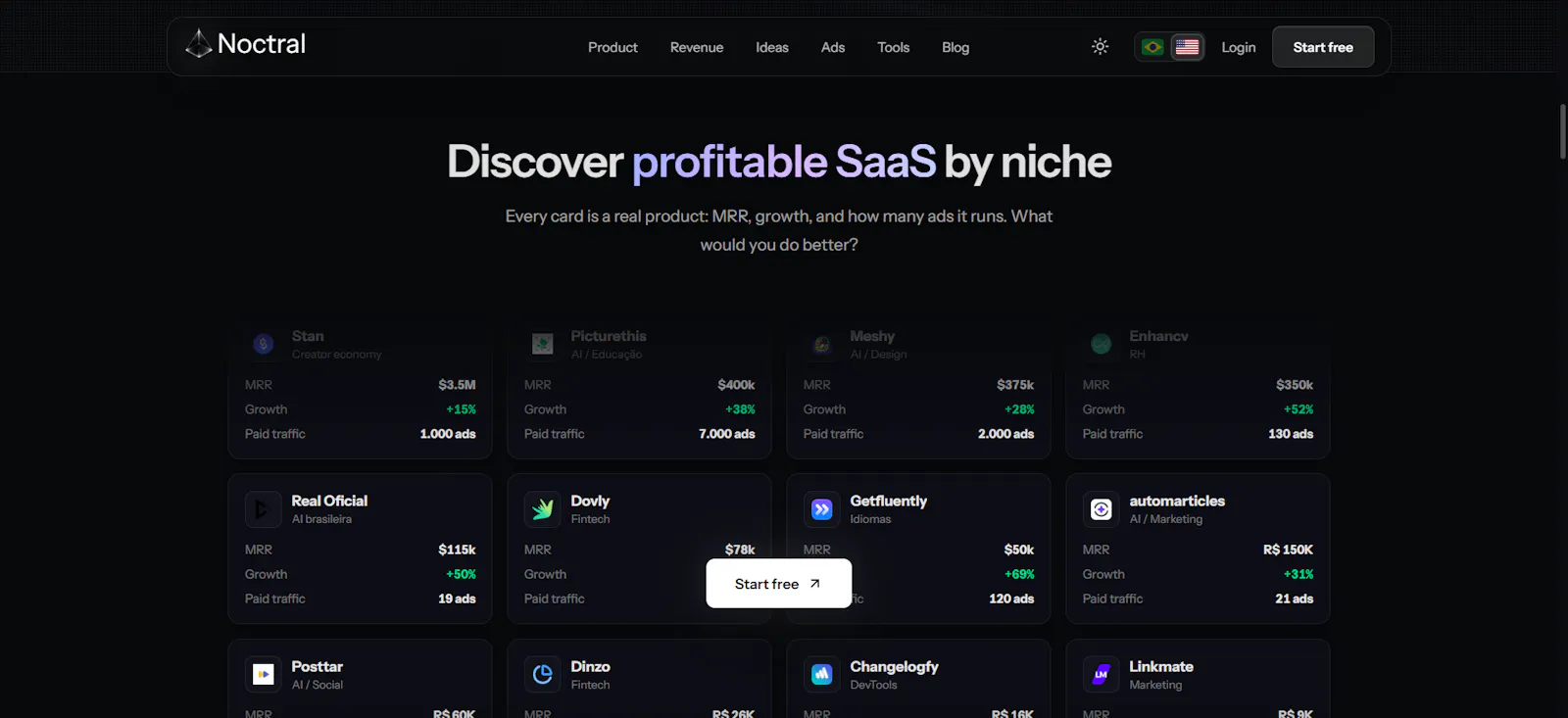 Noctral screenshot 2