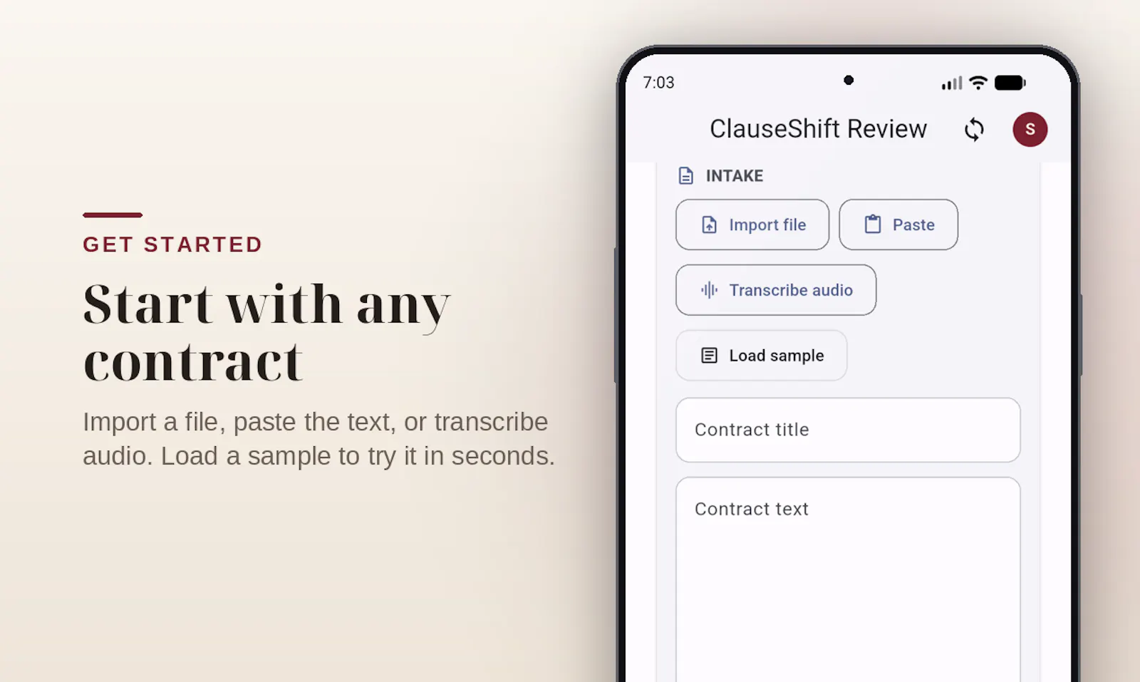 ClauseShift: AI Contract Review screenshot 4