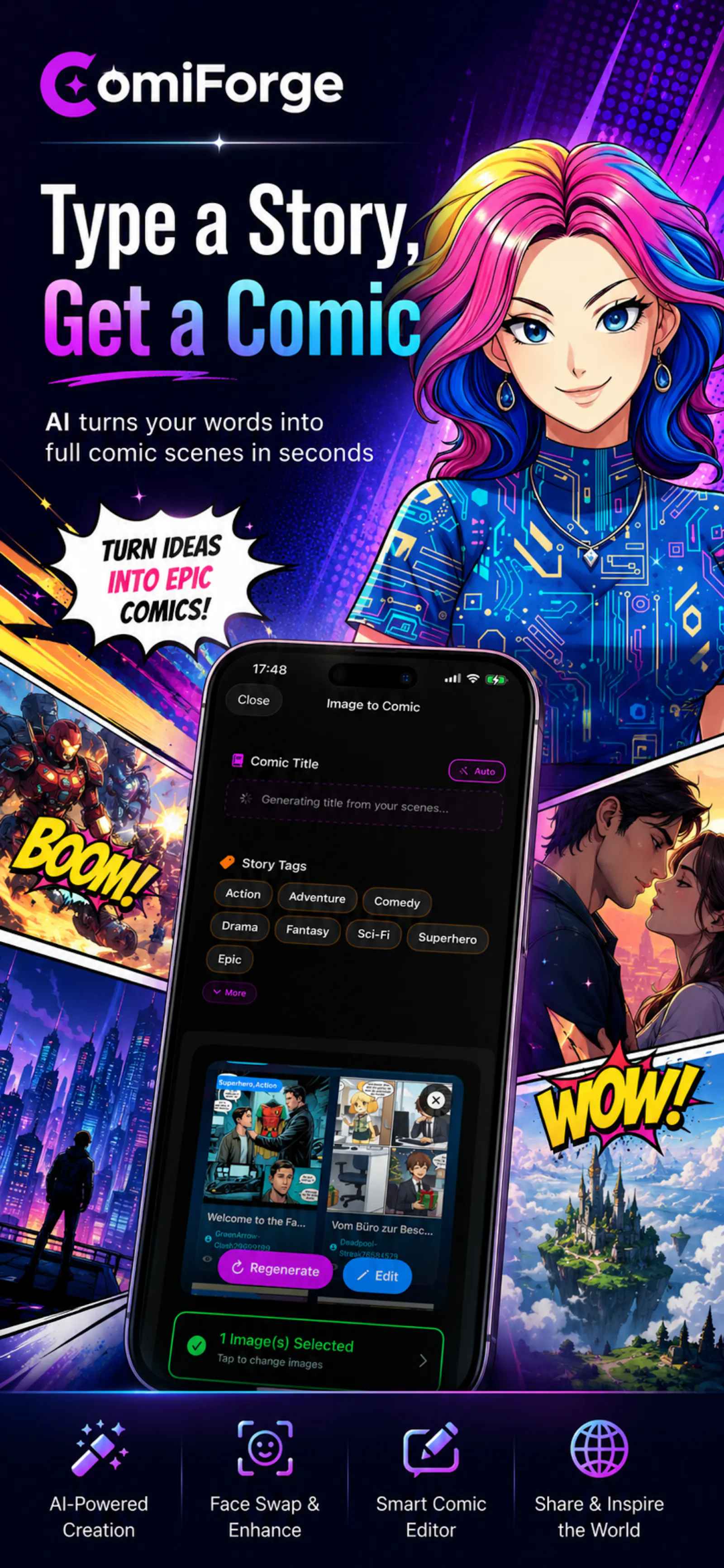 ComiForge screenshot 1