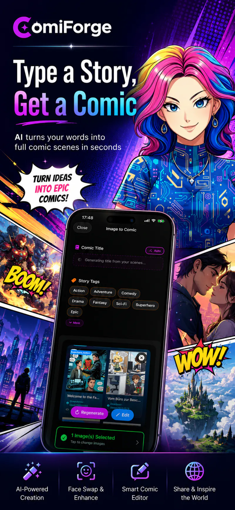 ComiForge screenshot 1