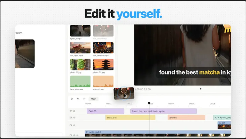 Introducing Video Editor in Manus 2.0 screenshot 5