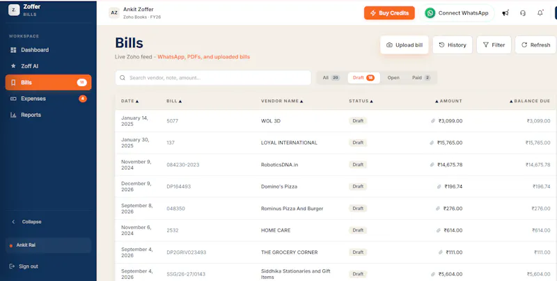 Zoffer Bills  screenshot 4