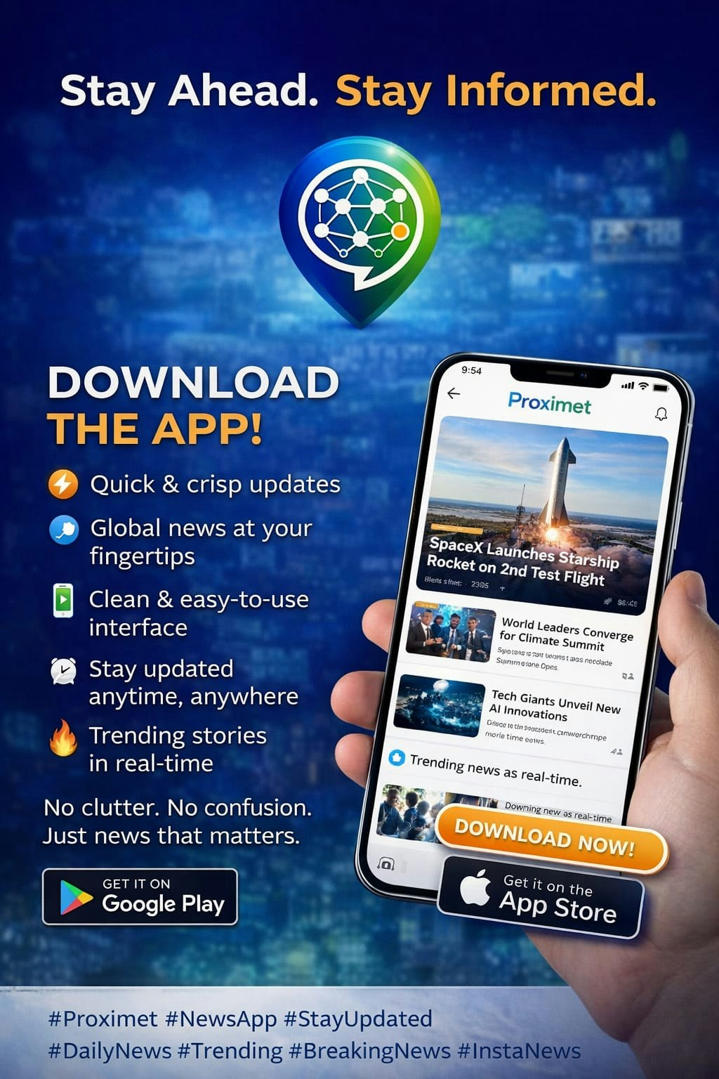 Proximet: AI Smart News App gallery image