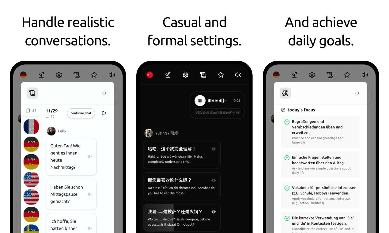 TalkToDai - Screenshot 2 showing product features and functionality