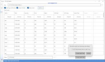 CSV File Splitter gallery image