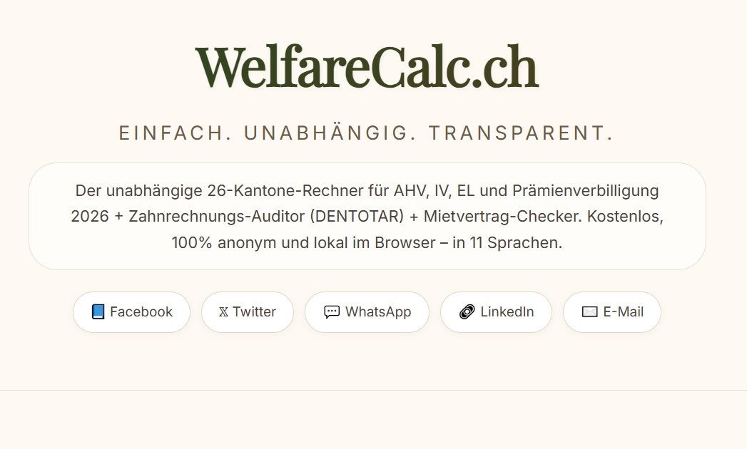 WelfareCalc.ch gallery image