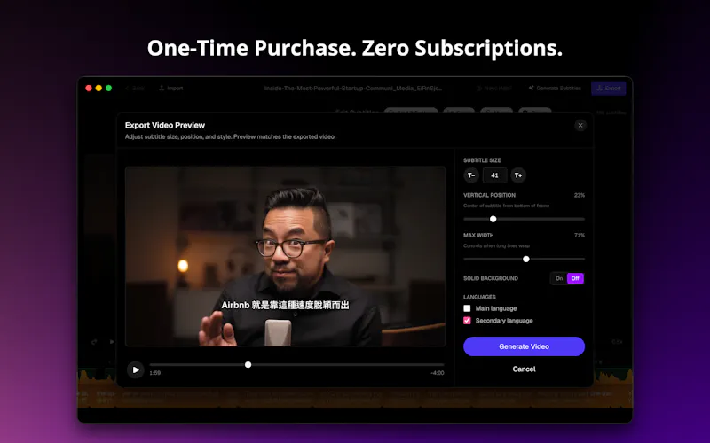 Subtitle Studio screenshot 6