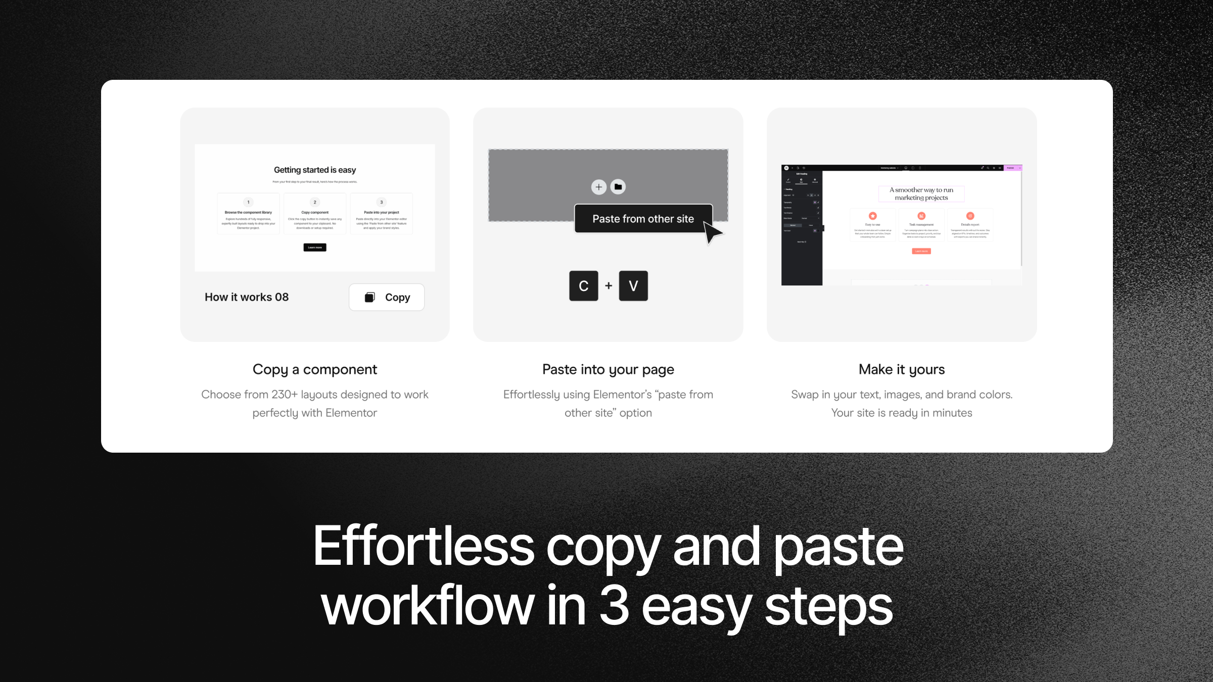 Element UI - Screenshot 5 showing product features and functionality