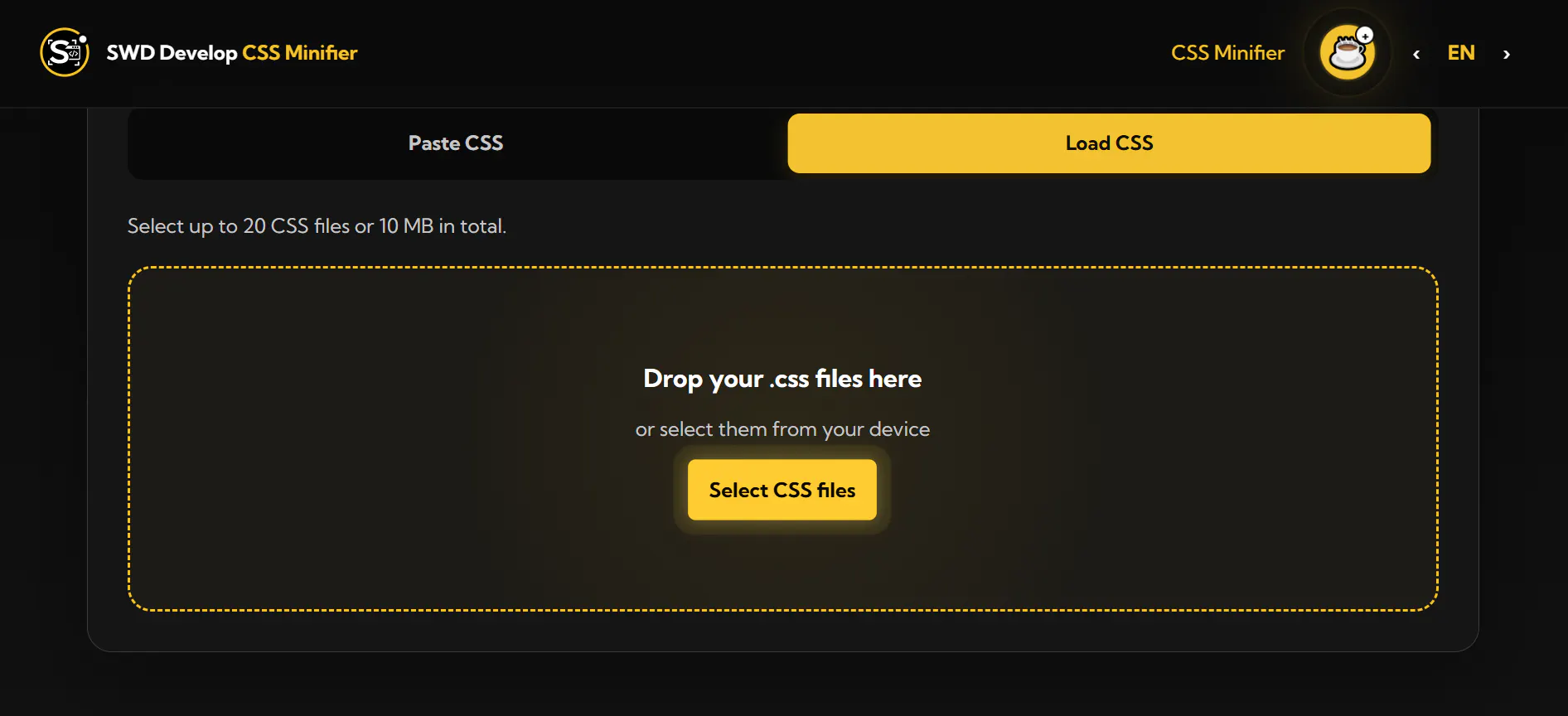 SWD Develop CSS Minifier gallery image