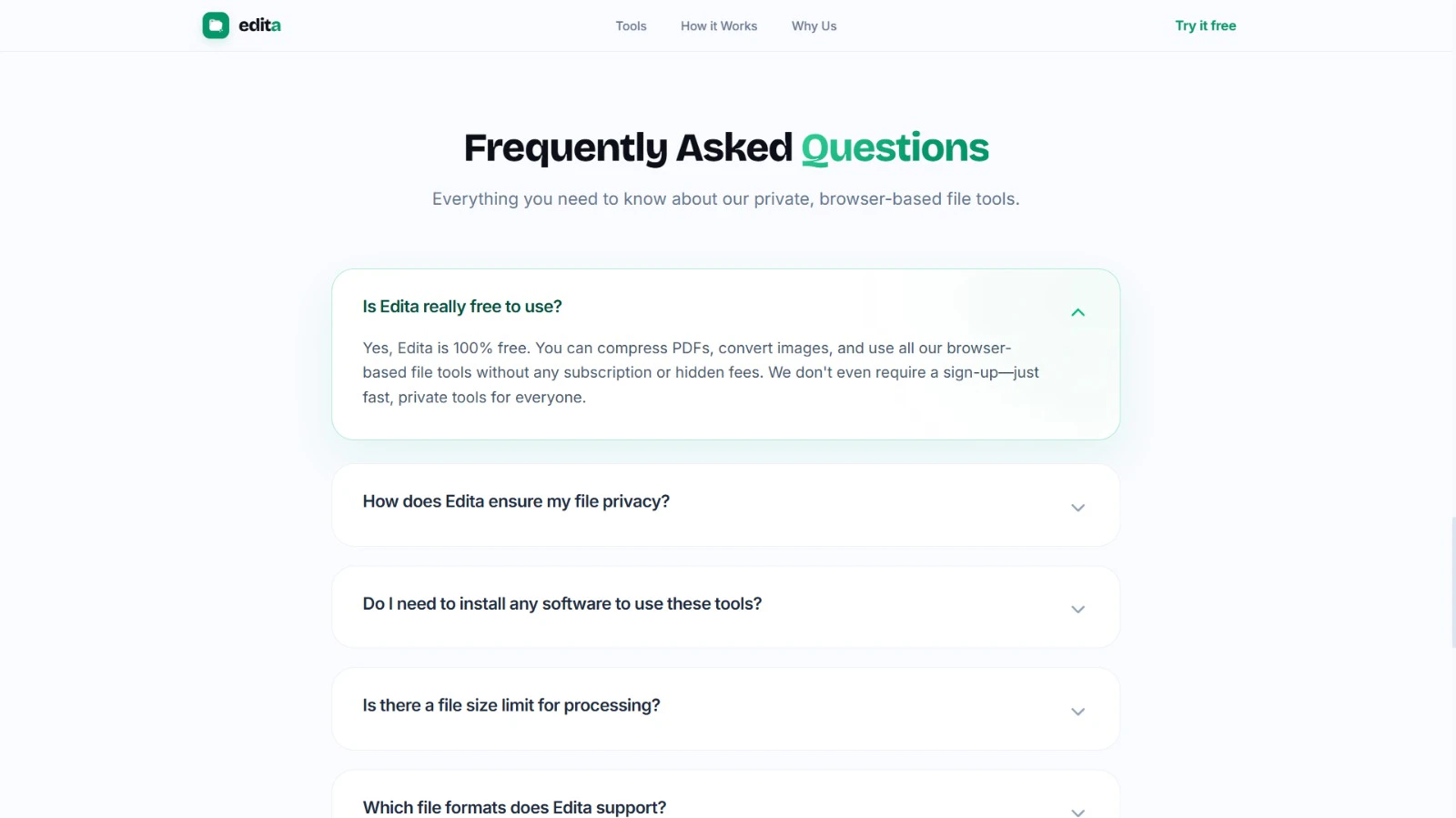 Edita.tools screenshot 2