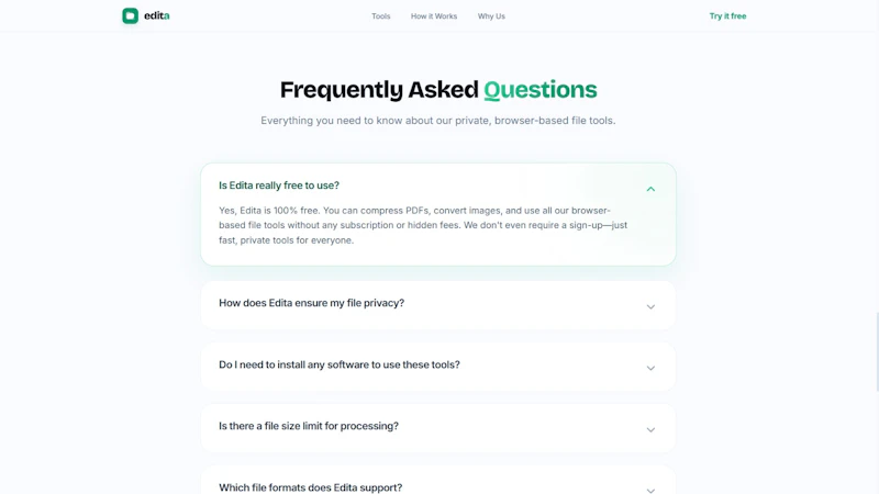 Edita.tools screenshot 2