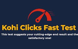Kohi Clicks Test media 1