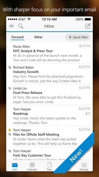Microsoft Outlook for iOS gallery image