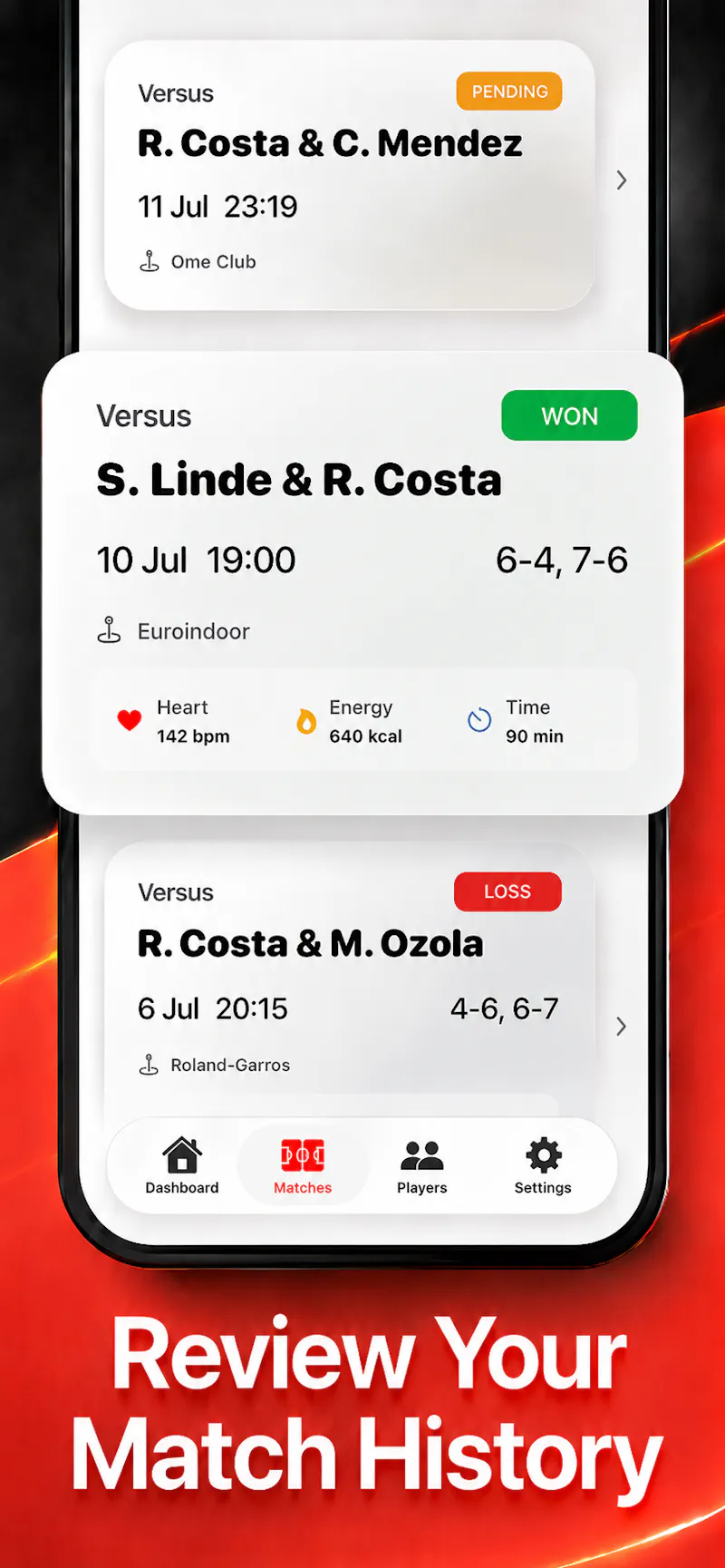 My Padel Score screenshot 2