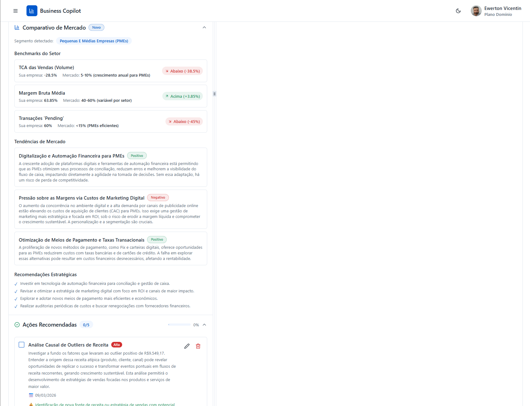 Business Copilot - Screenshot 4 showing product features and functionality