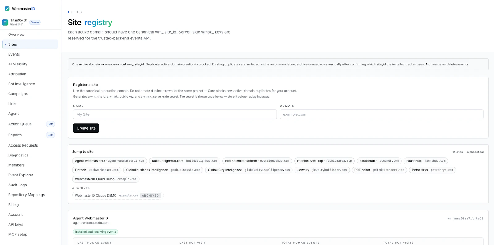 WebmasterID screenshot 3