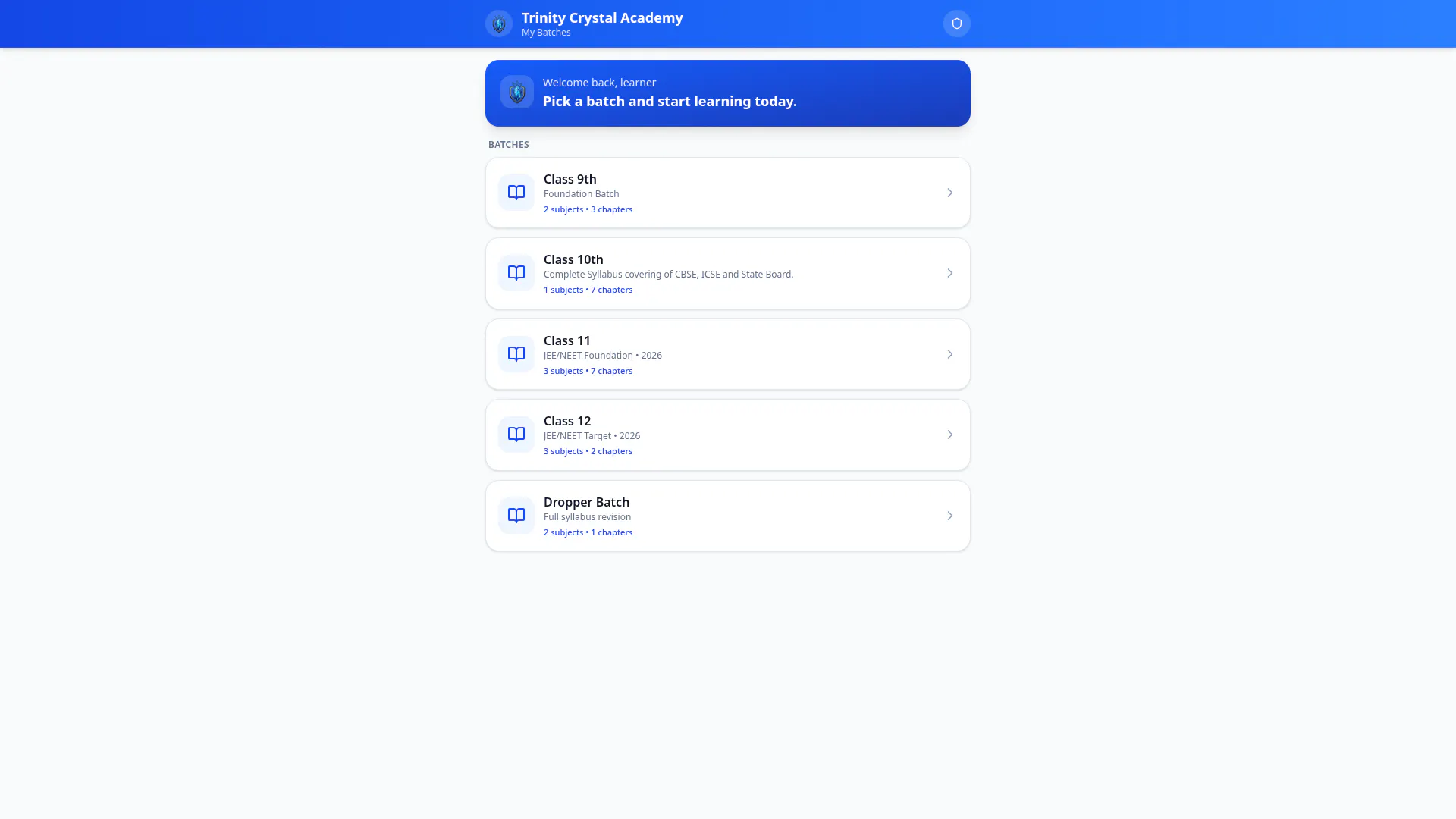 Trinity Crystal Academy — Learn Smarter gallery image