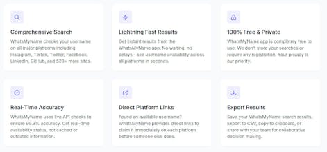 Username Search gallery image