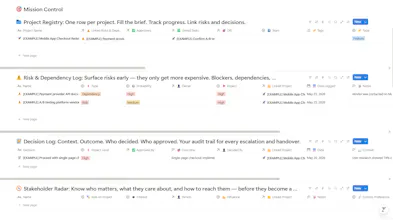 Project Management Operations Hub gallery image